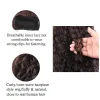 Wholesale long and deep curly ponytail 26.30 inches elastic band synthetic ponytail Specification image